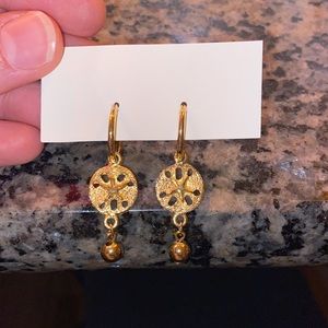 Gold Boutique Sand Dollar Earrings